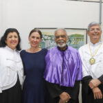 Cássia turci, Flora Gil, Gilberto Gil e Reitor UFRJ Roberto de Andrade Medrionho