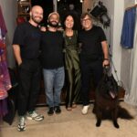 Lucas Sales , André Bispo , Roberta Damasceno e Paquito Rodriguez e o cão Leo