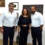 Carlos Dale , Beatriz Milhazes e Antonio Almeida