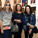 Mara Fainziliber , Beatriz Milhazer e Vanda Klabin