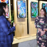 Marina Randl e Hanna Inaiáh.