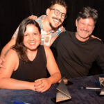 Os premiados Patricia Lima, Matheus Rodrigues e Ricardo Maurício Gonzaga