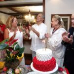 Katia Spolavore, Renata Fraga, Amaro Leandro, Cristina e Claudio Aboim