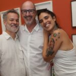 Vicente de Mello, Sergio Carvalho e Marcela Cantuaria