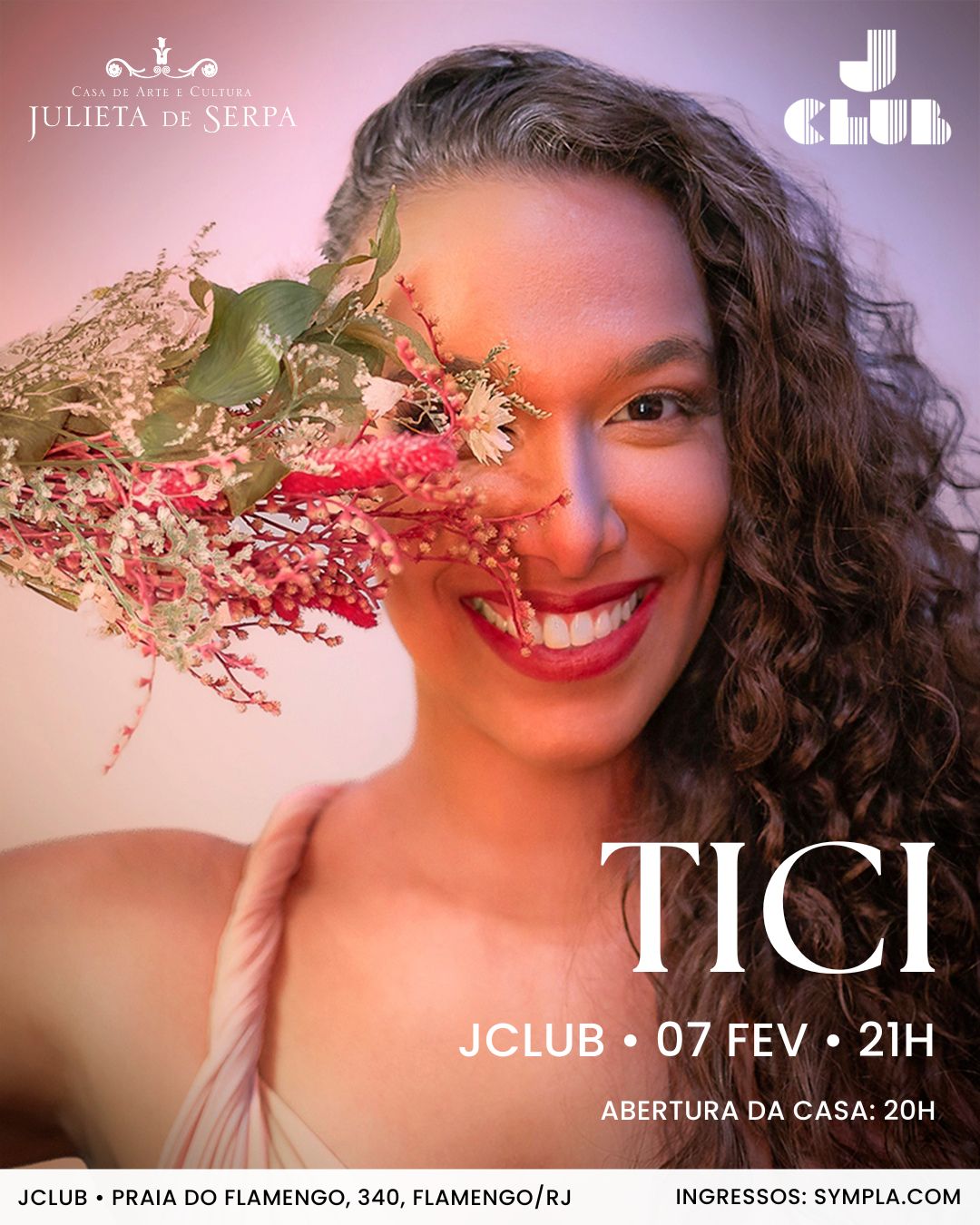 Cantora TICI, na Julieta de Serpa