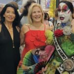 Monica Delgado, Fátima Simões e Isabelita dos Patins