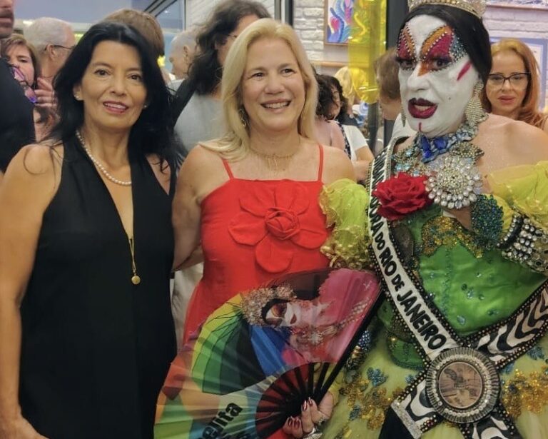 Monica Delgado, Fátima Simões e Isabelita dos Patins