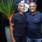 Romario e seu irmão Ronaldo de Souza Faria