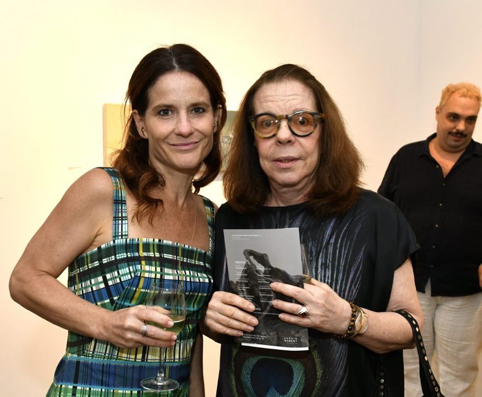 Dani Fortes e a curadora Ligia Canongia - APARIÇÕES - FEV 2025 - CG