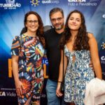 Liliane, Aurélio e Laura