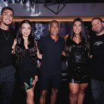 Romarinho, Beatriz Michelle, Romario, Moniquinha Faria e Ricardo Meireles - foto de Fares Rames