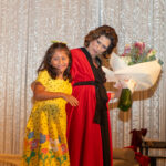 A neta Maria Luiza e Beth Goulart