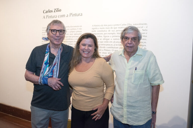 Carlos Zílio, Cássia Bomeny e Roberto Britto