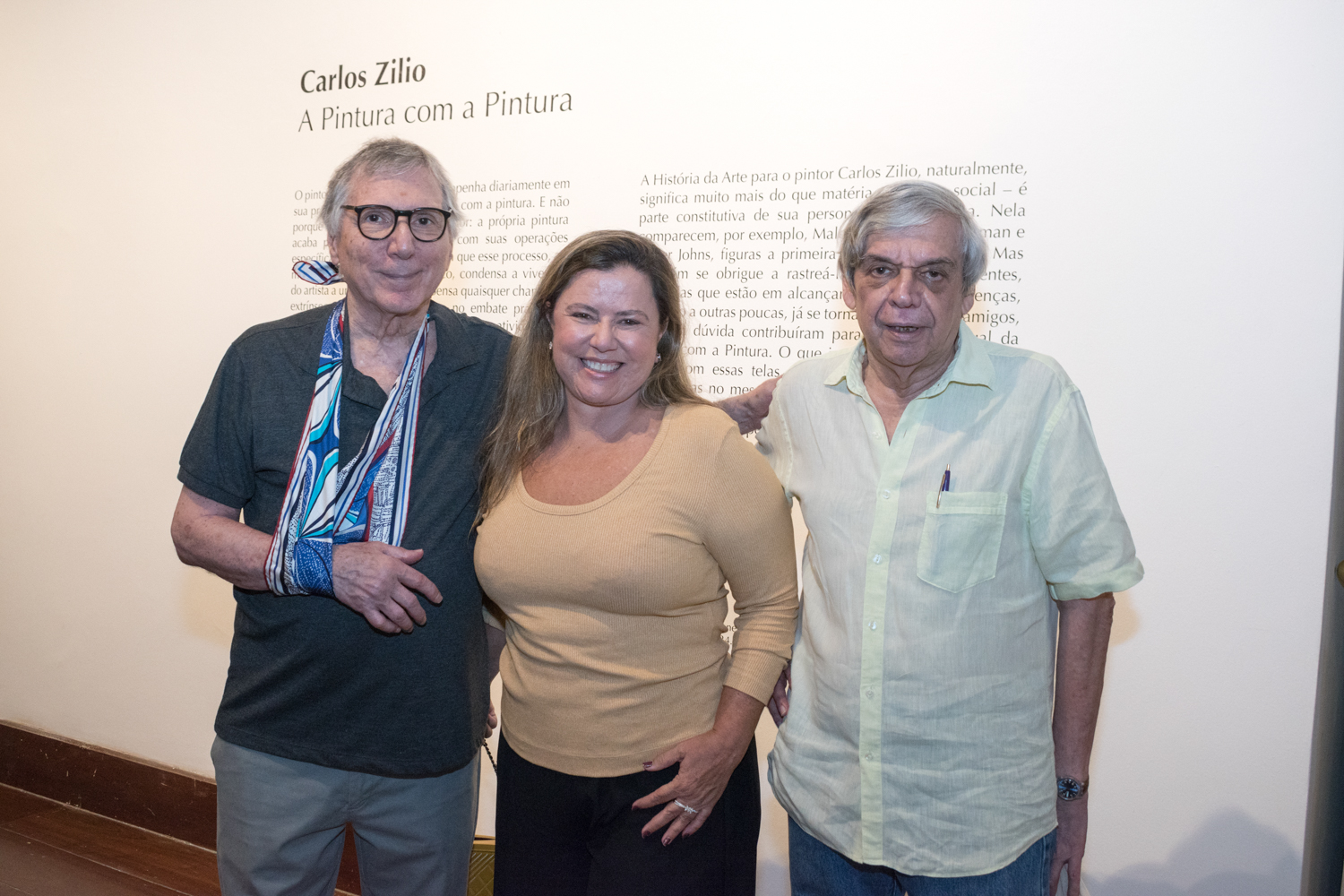 Carlos Zílio, Cássia Bomeny e Roberto Britto