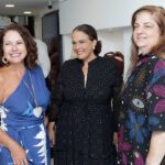 Marcia Kemp entre Renata Araújo e Tereza Raquel Szpacenkopf