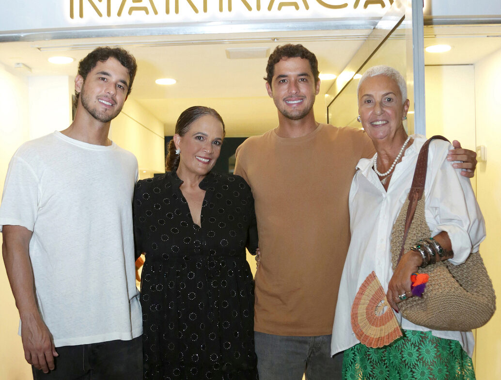 Rafael Kemp, Marcia Kemp e Gustavo Kemp e Lalá Guimarães