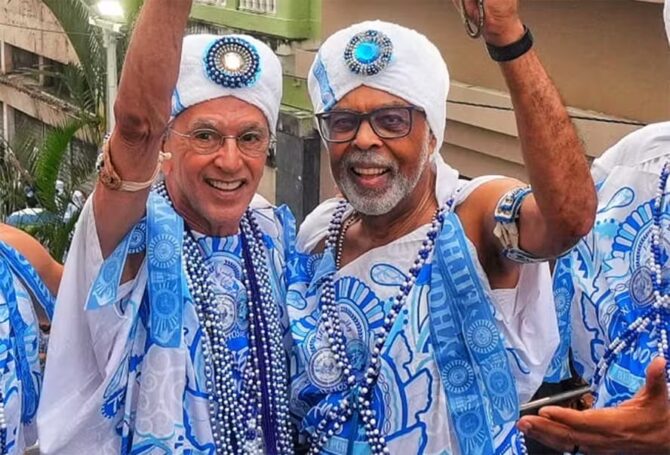 Caetano Veloso e Gilberto Gil Foto Fred Pontes