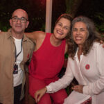 Carlos Miguez, Carolina Kaastrup e Julie Brasil