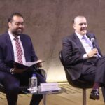 Claudio Castro ( governador RJ ) e Carlos Ivan Simonsen - ( Presidente da FGV )