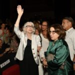 Fernanda Montenegro com Jandira Feghali e Carmen Mello