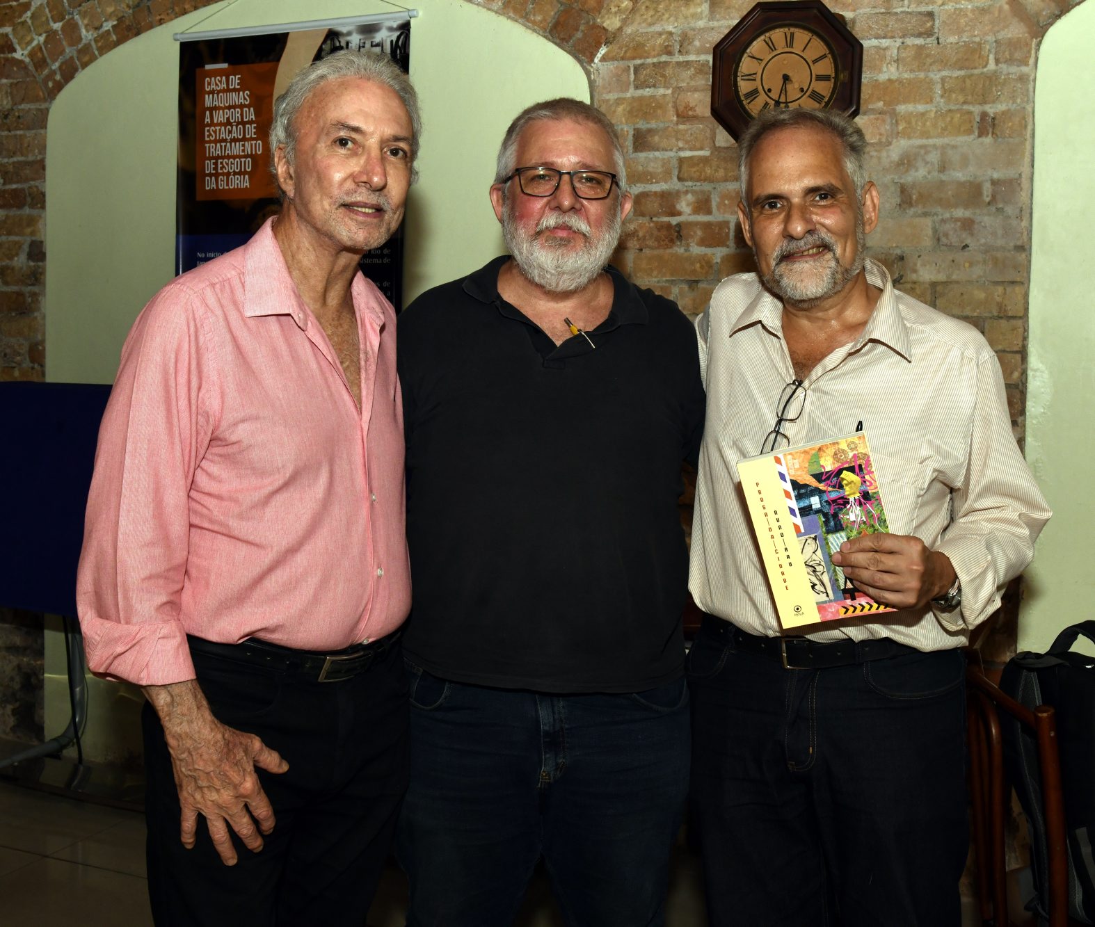 O imortal Antônio Carlos secchin, Nuno Rau e Alexei Bueno