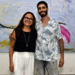 Os artistas Rose Cocchiarelli e Willian Pavanelli