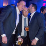 Eduardo com os filhos Renato e Ricardo Chalfin