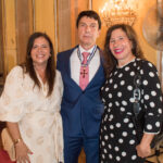 Eliane e Fernando Viana com Alice Tamborindeguy