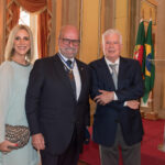 Isabela e Luiz Felipe Francisco com Chicô Gouvea