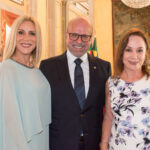Isabela e Luiz Felipe com Cintia Tenório