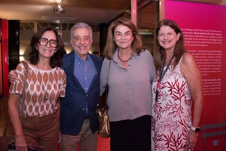 Katia Mindlin, José Pio Borges, Léa Klabin e Ruth Levi