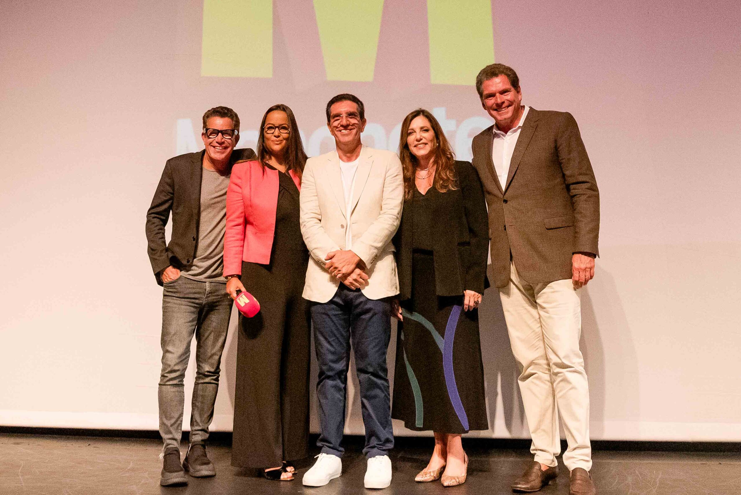 Luis calainho Camila farani Marcos salles Andreia repsold e Alexandre Acciolly