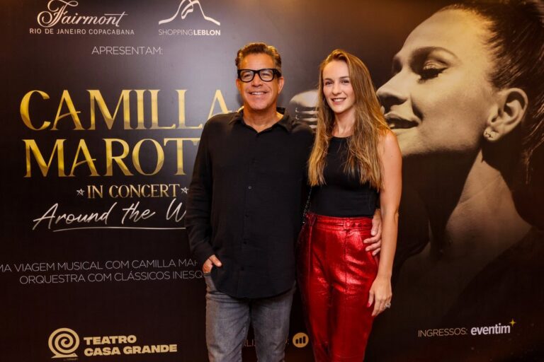 Luiz Calainho e Larissa Gontijo