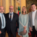 Luiz Felipe e Isabela Francisco Albano Baninho Filho, entre Hingo Hammes