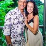 Marcos Pasquim e Namorada