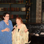 Monica Xexéo com a pianista Clara Sverner