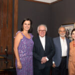Olivia Porcaro e Max Perlingeiro com Joaquim e Viviane Falcão _