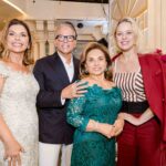 Raquel, Heckel e Cleuba Verri com Georgia Wortmann