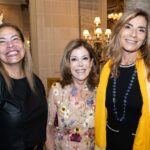 Sylvia de Castro entre Claudia Cury e Claudia Bueri Barros