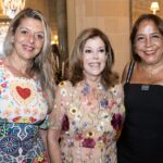 Sylvia de Castro entre Leila Esposito e Candida Virginia