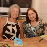 As escritoras Dirce Mello (A utopia) e Rute Gusmão (Amar-o-tempo)