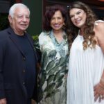 Lindonice de Brito entre Tercio Galvão e Ana Cristina Blois