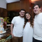 Ana Cristina Blois entre Gustavo Blois e Leonardo Blois