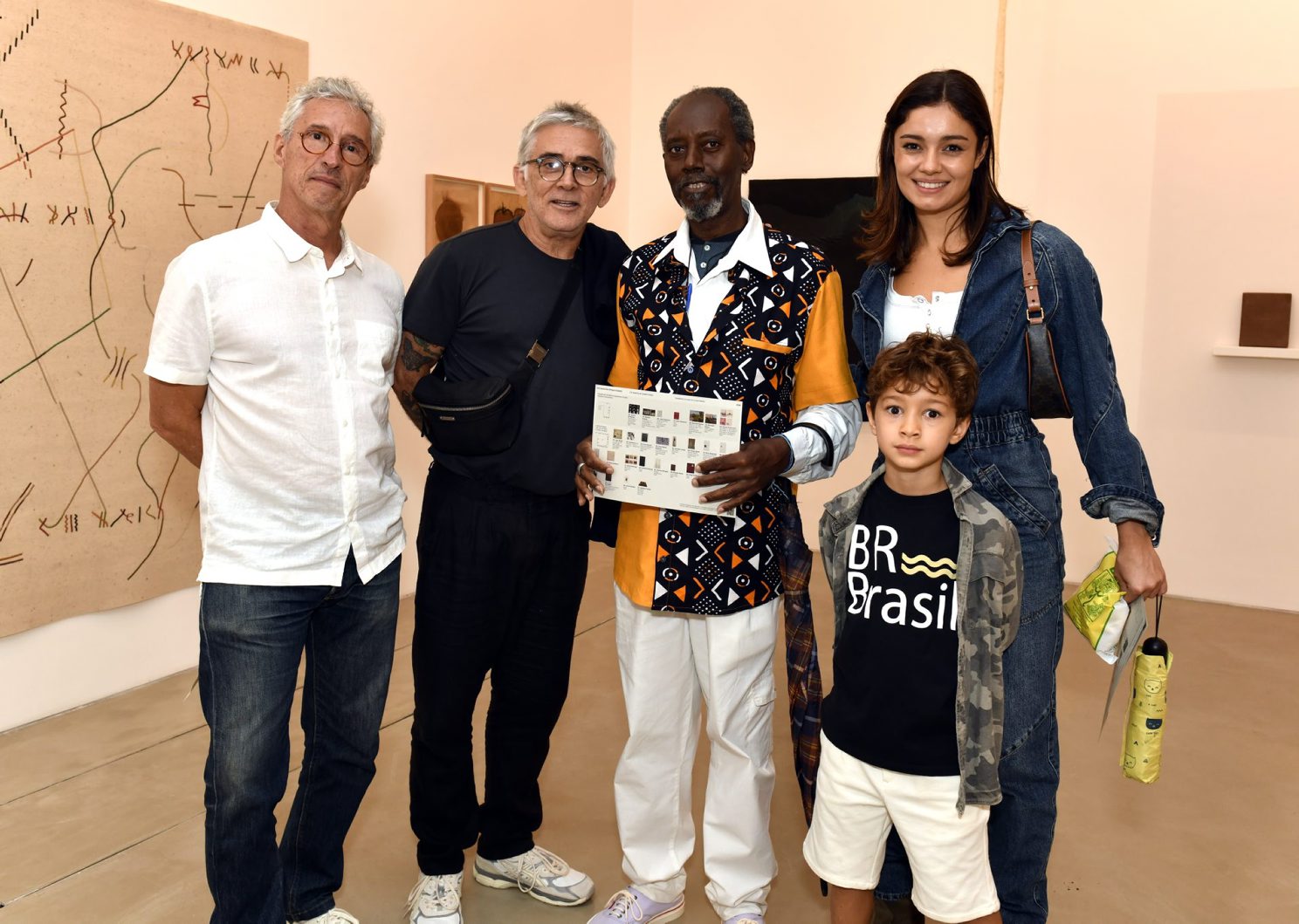 André Lasmar, Chico Accioly, Anísio Couto, Sohie Charlotte e seu filho Otto