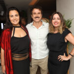 Eriberto Leão entre Andréa Leal e Meire Fernandes