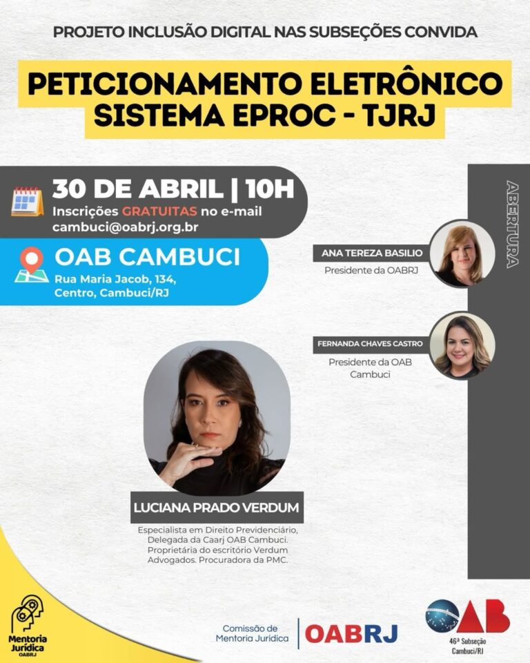 Projeto Inclusão Digital nas Subseções