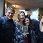 Marco Casanova, Adriana Rodrigues, Márcia Noleto e Mariama Furtado, que fez a mediação da noite
