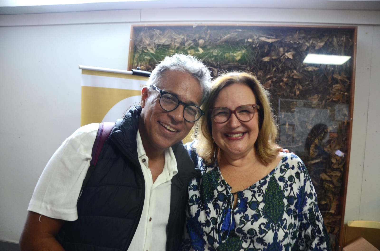 George Patiño e Márcia Noleto