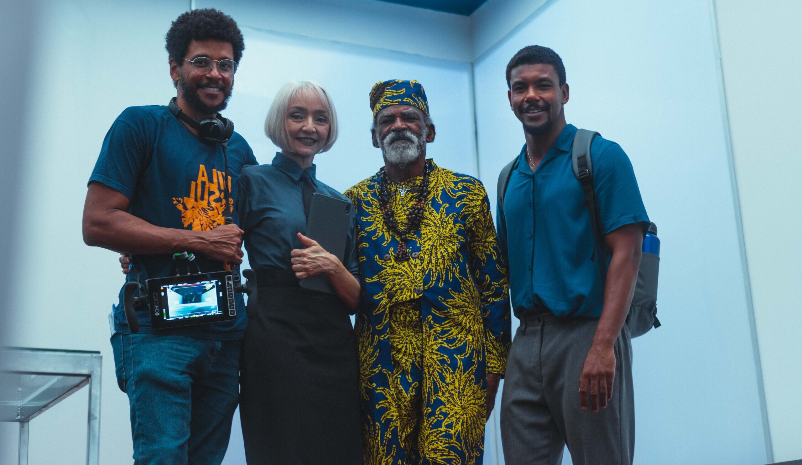 Aldri Anunciação, Maria de Medeiros, Lukas Wickhaus e Antonio Pitanga