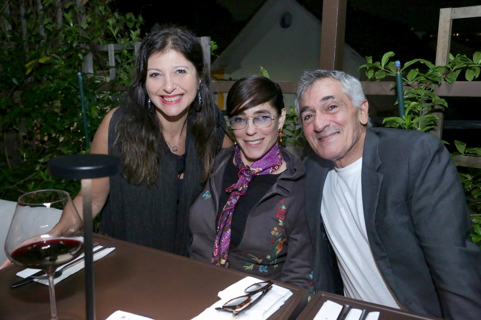 Bia Sampaio, Christiane Torloni e Luiz Pizarro